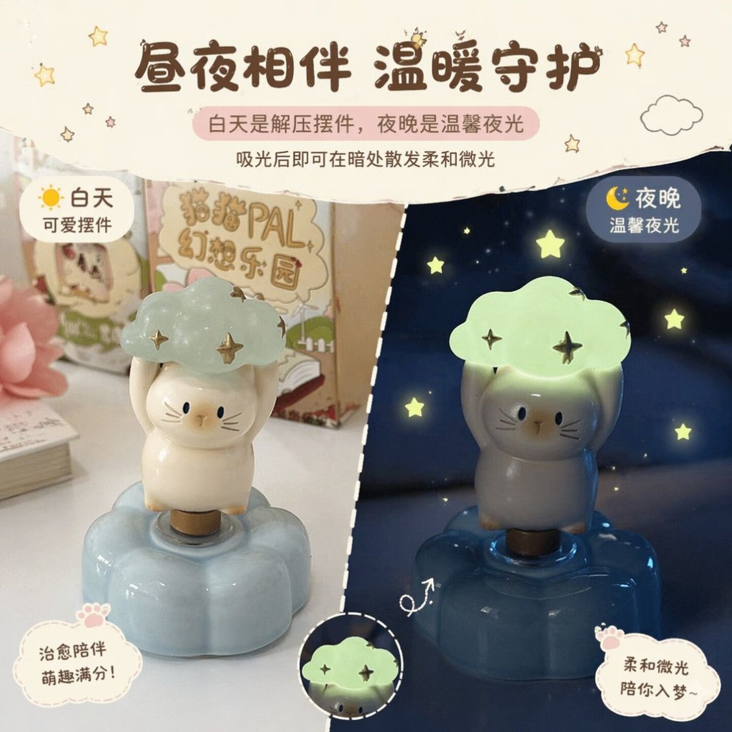 9pcs/Set New Cat PAI Fantasy P - Resin Art Case 评论和价格