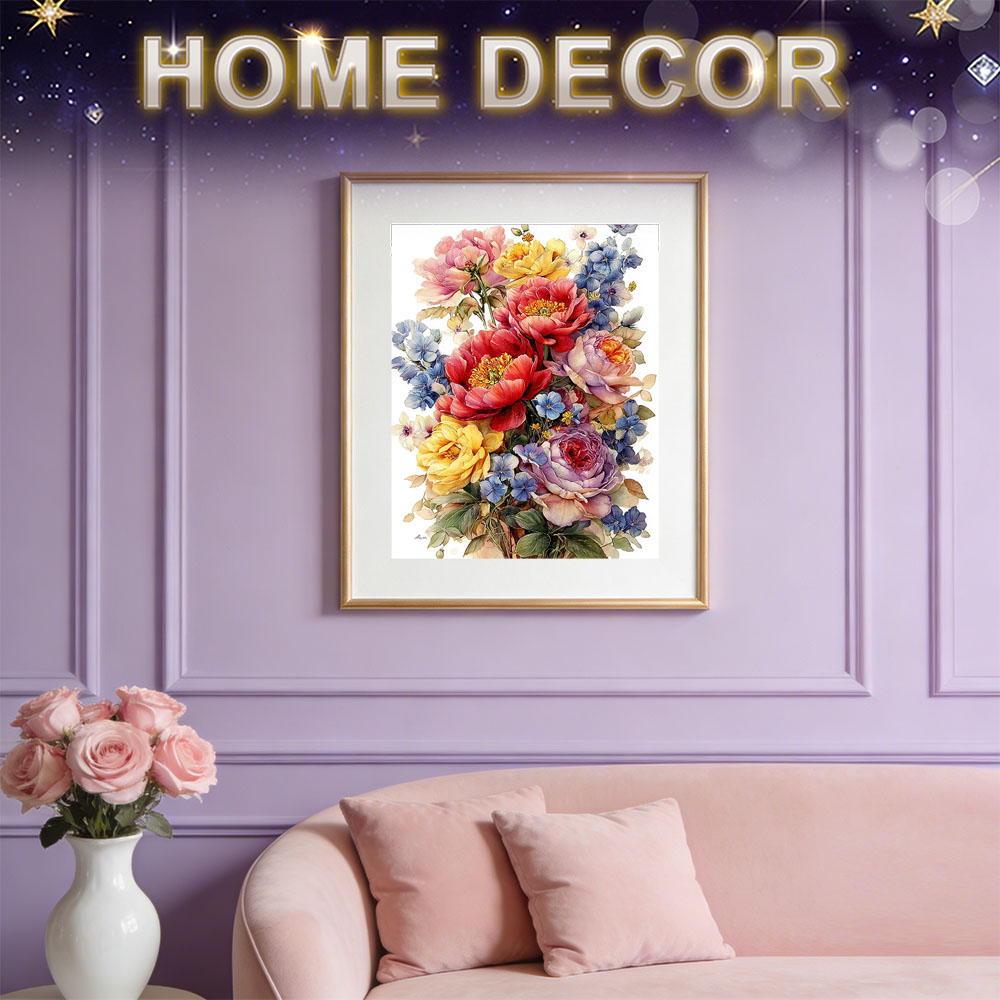 HUACAN Diamond Painting Kit Fl - Resin Art Rose 评论和价格